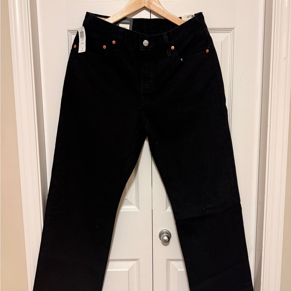 Levi's Women’s Black Wide Straight Jeans
